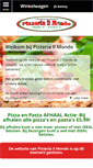 Mobile Screenshot of pizzeriailmondo.nl