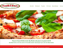 Tablet Screenshot of pizzeriailmondo.nl